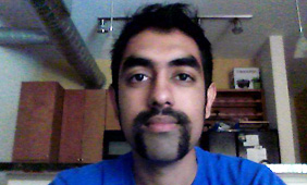 Dipesh Shah with mustache