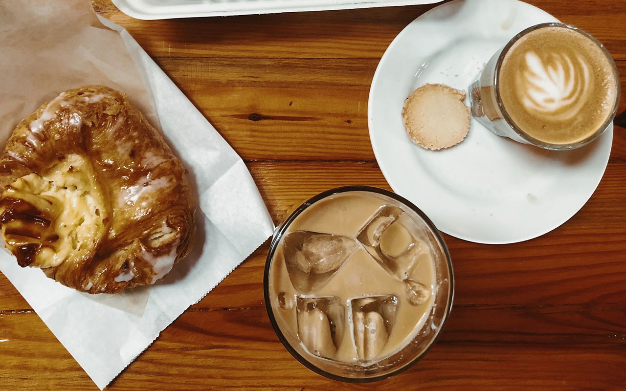 the corner coffeeshop — Doughnuts & coffee