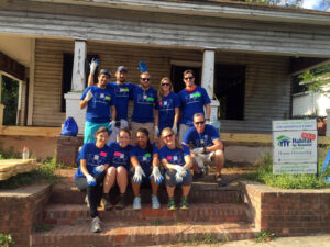 our group of volunteers for Habitat for Humanity - What I Learned at Fuqua