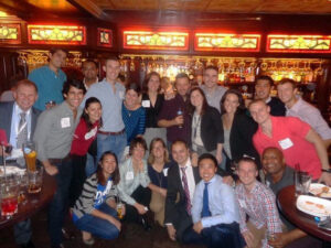 Fuqua students, staff and alumni at the 2014 ROMBA conference in San Francisco