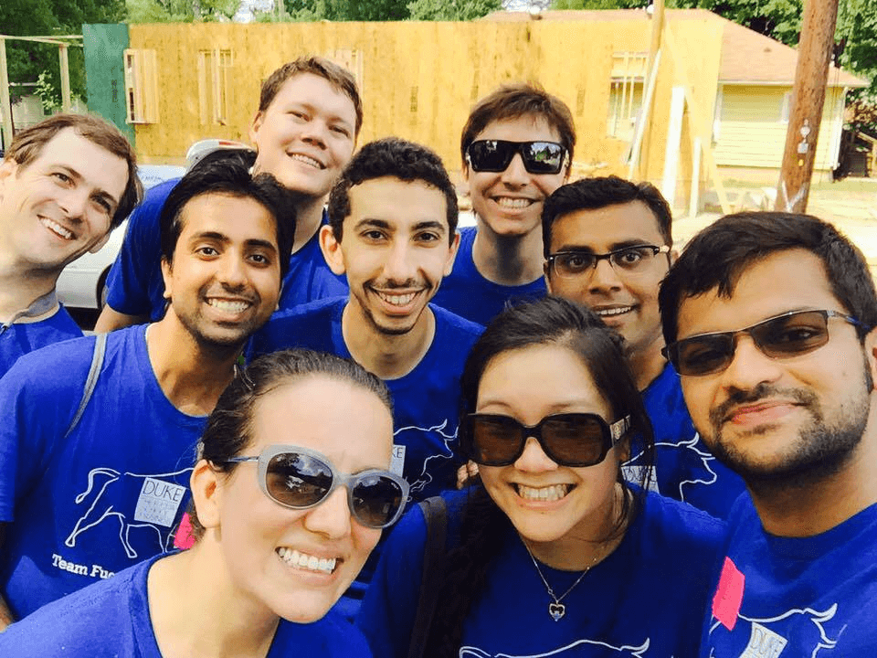 Experiential learning at Fuqua with team-mates