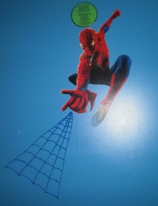 Spiderman still decorates my bedroom door in Athens