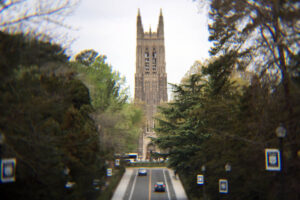 Chapol Drive with Duke Chapel in the distance; Building My Career Skillset with DISI