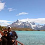 Students at Glacier Grey in Patagonia